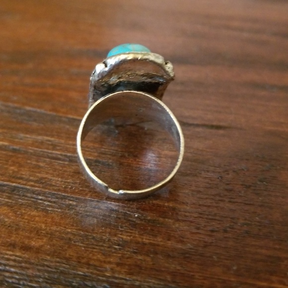 🌱Turquoise statement ring. - Picture 3 of 3